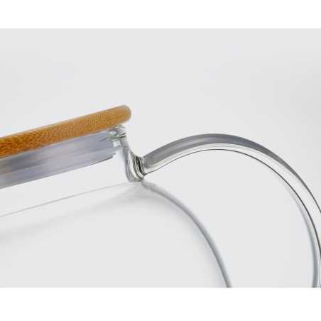 Teiera classica in vetro da 1 litro