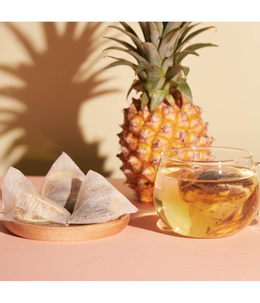 Black tea pineapple Ice Tea