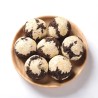 Black Tea Balls with White Chrysanthemum
