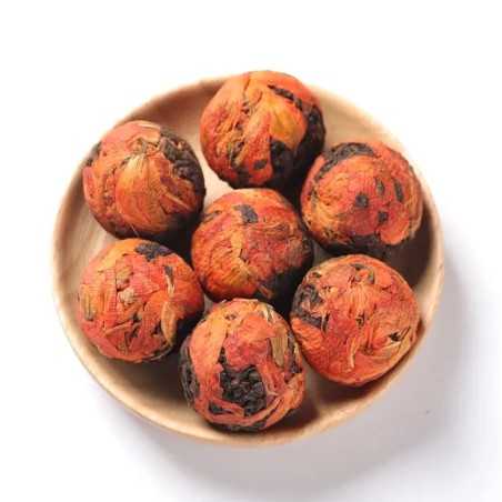 Palline di tè nero al giglio