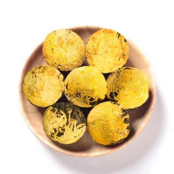 Black Tea Balls at Yellow...