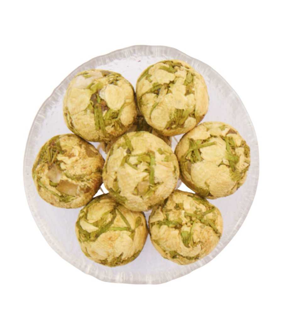 Jasmine balls with fishing