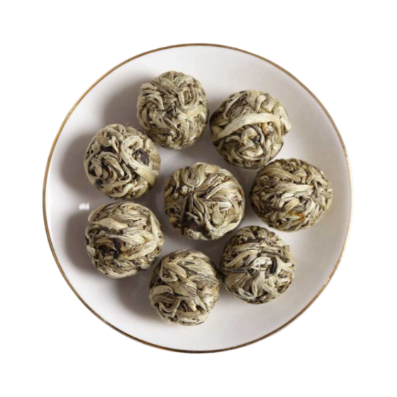 White Tea Balls At La Pèche