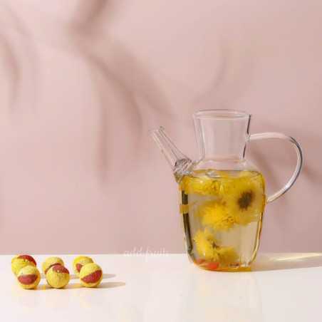 Gele Chrysanthemum Balls en Goji-bessen