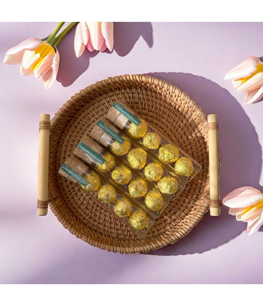 Svart tryffel svart te bollar