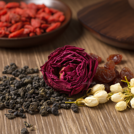 Té floreciente natural