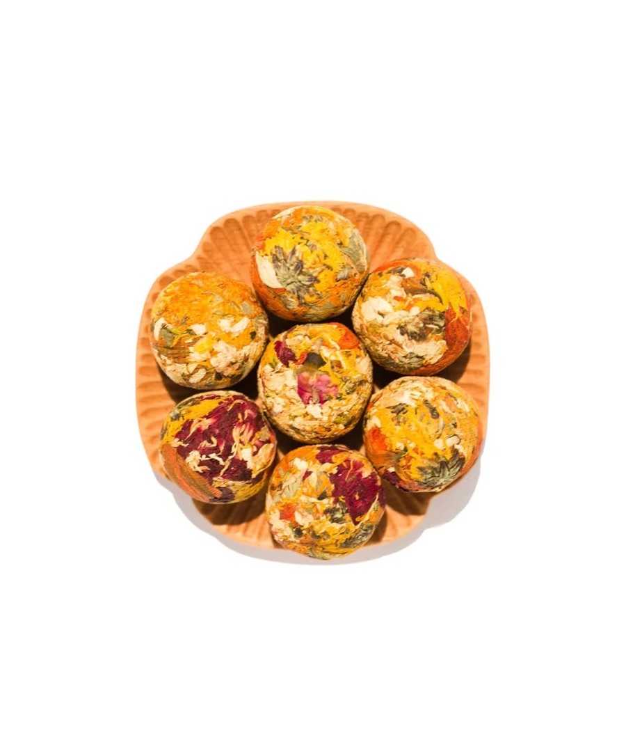 Ballen van 4 bloemen