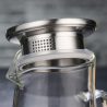 Infusor de vidrio de la jarra 1.5L para tés, frutas o té de hierbas