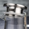 Karafse glasinfuser 1.5L voor theeën, fruit of kruidenthee