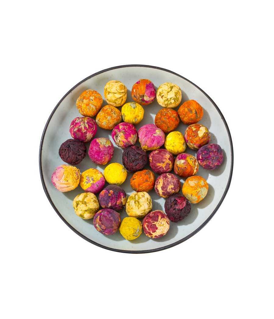 Mezclar infusión 8 Bolas de flores de Amazon