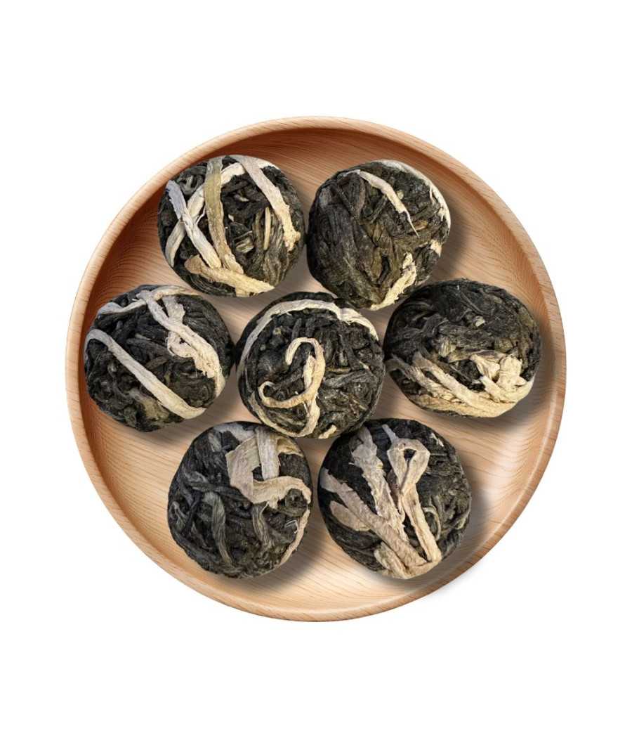 Bolas de té verde con jengibre