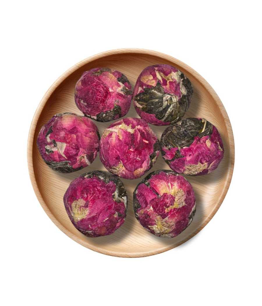 Boules de Thé Vert à la Rose