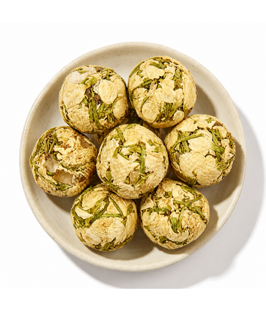 Boules de Jasmin à la pèche