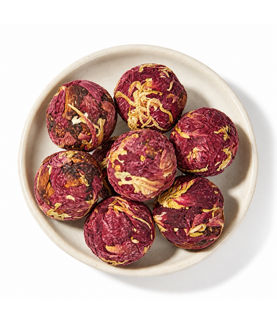 Boules d'Œillet à la fraise