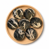 Green tea balls with ginger